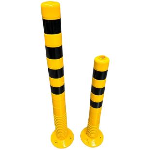 Słupek parkingowy blokujący T-FLEX | PCV, 75 cm, na stopie, elastyczny, uchylny